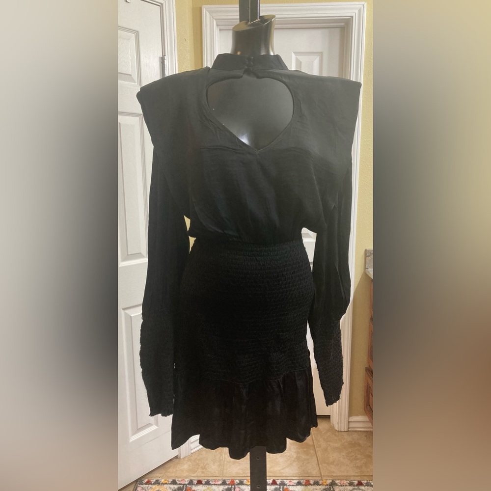 FARM Rio Black Mini Dress - Picture 3 of 13
